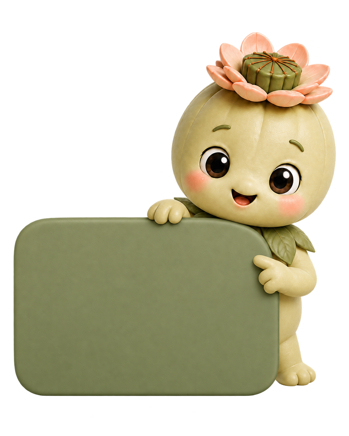 Maskot Makovičky vykúka spoza tabule